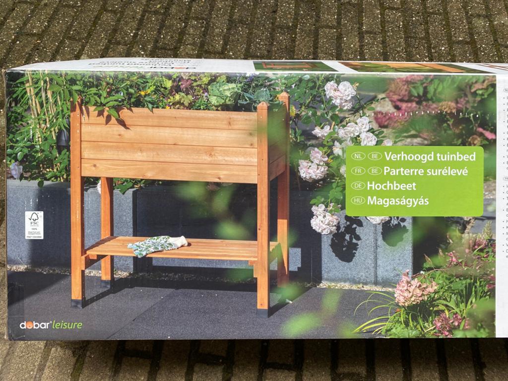 Verhoogde plantenbak /kweekbak - Nieuw in doos, Tuin en Terras, Bloembakken en Plantenbakken, Ophalen of Verzenden, Nieuw, Rechthoekig