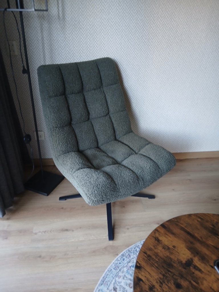 Draai fauteuil Woood, Ophalen, Zo goed als nieuw, 75 tot 100 cm, 50 tot 75 cm