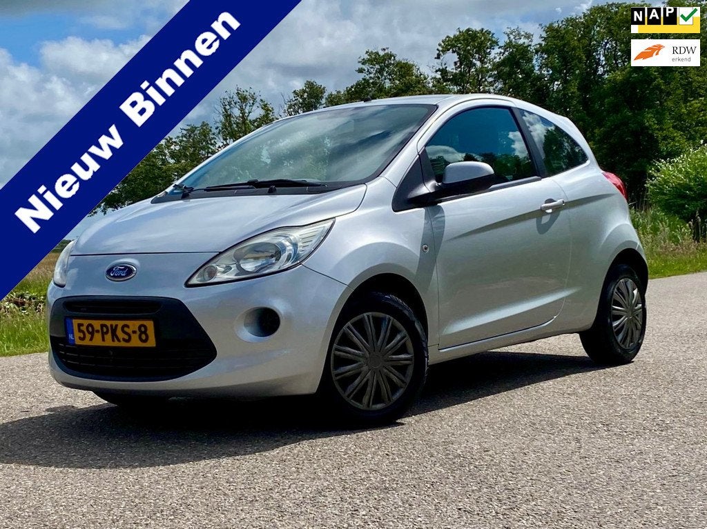 Ford Ka 1.2 Comfort start/stop Airco Electrische Spiegels El, Voorwielaandrijving, Euro 5, Stof, Gebruikt