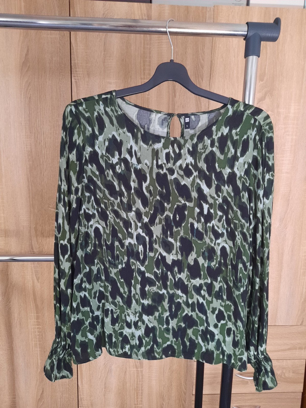 Leuke blouse maat L, Hema, Ophalen of Verzenden, Zo goed als nieuw, Groen