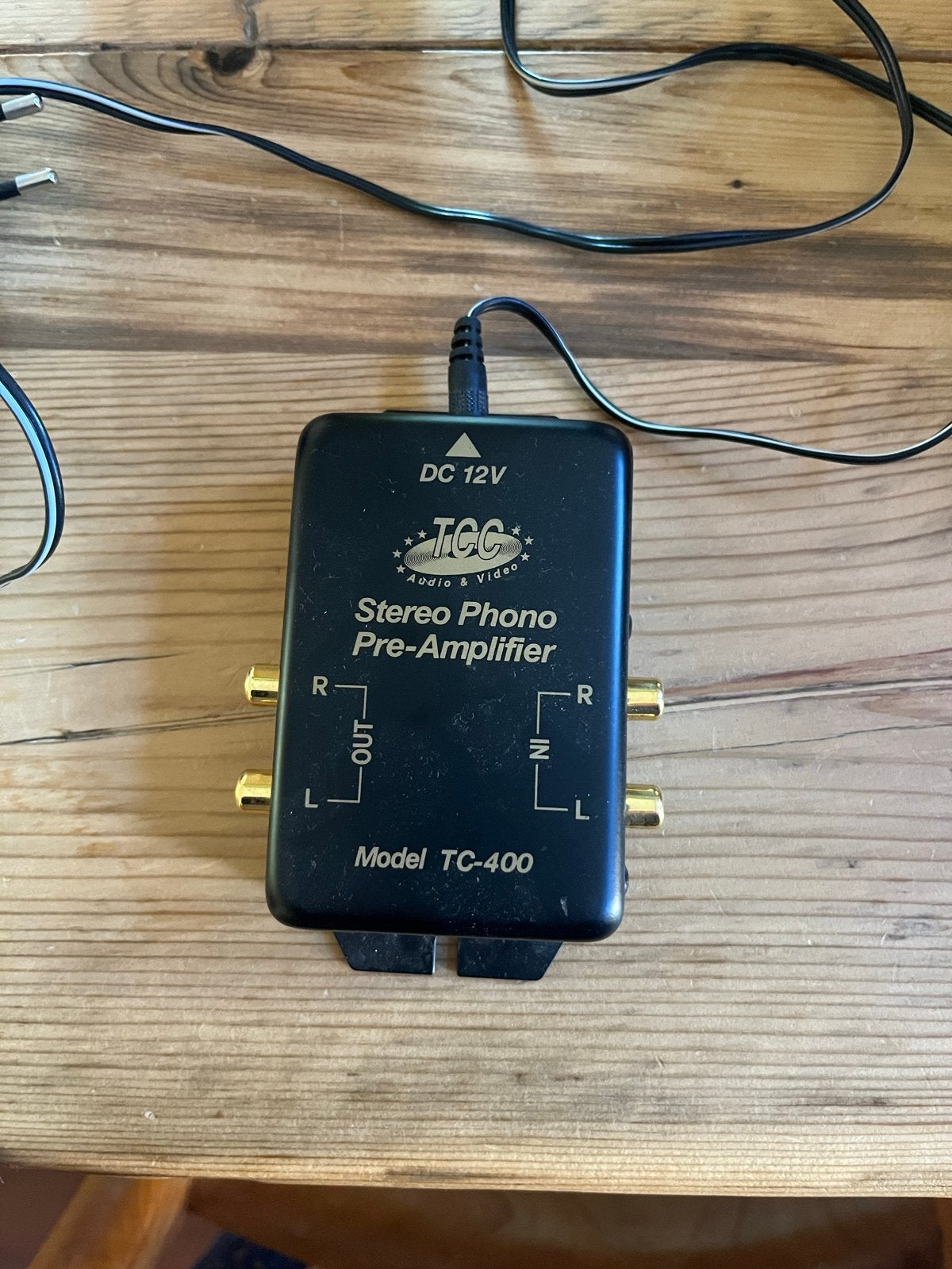 TCC Stereo Phono Voorversterker Model TC-400, Overige merken, Gebruikt, Ophalen of Verzenden, Minder dan 60 watt