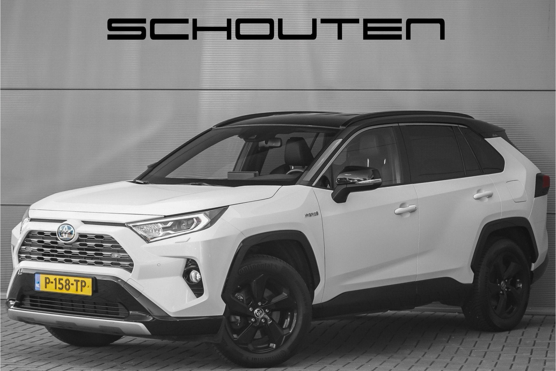 Toyota RAV4 2.5 Hybrid AWD Bi-Tone Navi ACC Camera Trekhaak, Gebruikt, 4 cilinders, Wit, 218 pk