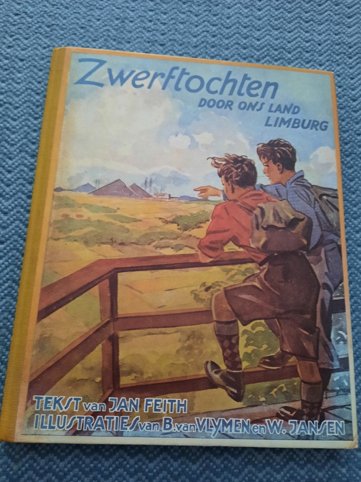 Zwerftochten door ons land Limburg - Plaatjesalbum 1977, Ophalen of Verzenden, Gelezen, Jan Feith, Plaatjesalbum