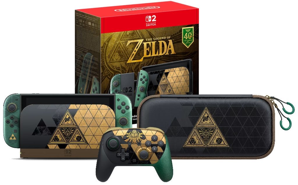 Nintendo Switch 2 Zelda 40th Anniversary Edition Bundel, Ophalen of Verzenden, Nieuw, Met 2 controllers, Switch Original