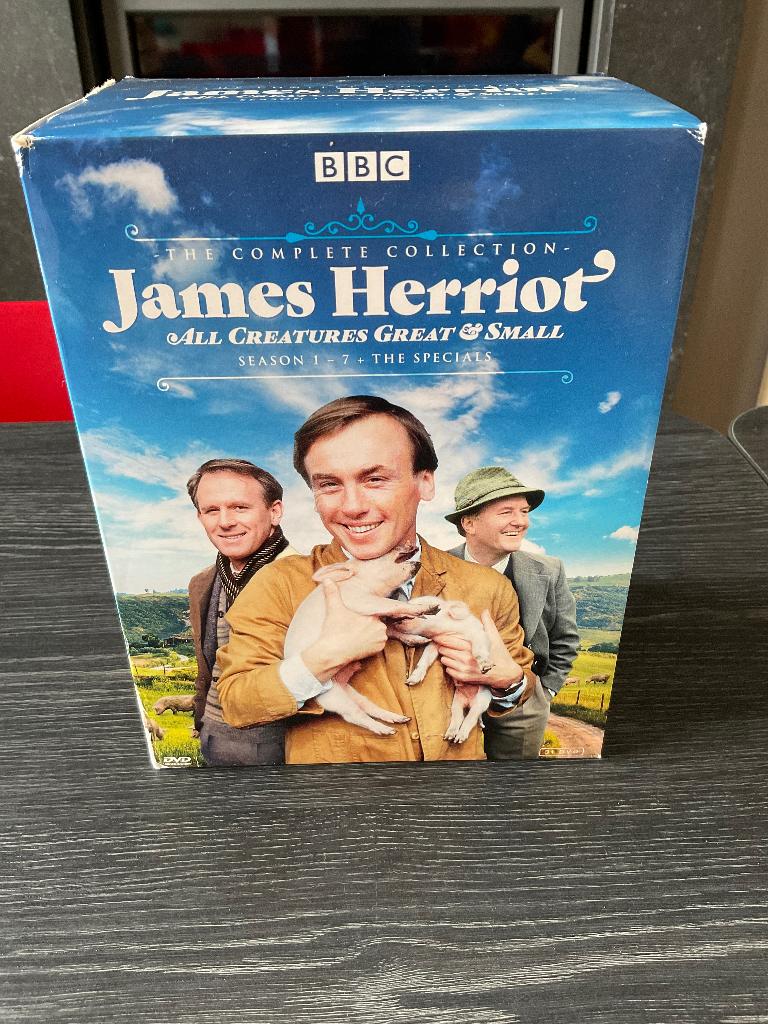 DVD BBC James Herriot All creatures great & small 1-7, Alle leeftijden, Ophalen of Verzenden, Zo goed als nieuw, Boxset