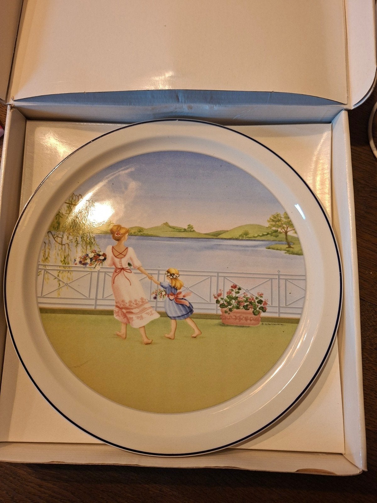 villeroy&Boch wandbord, Ophalen