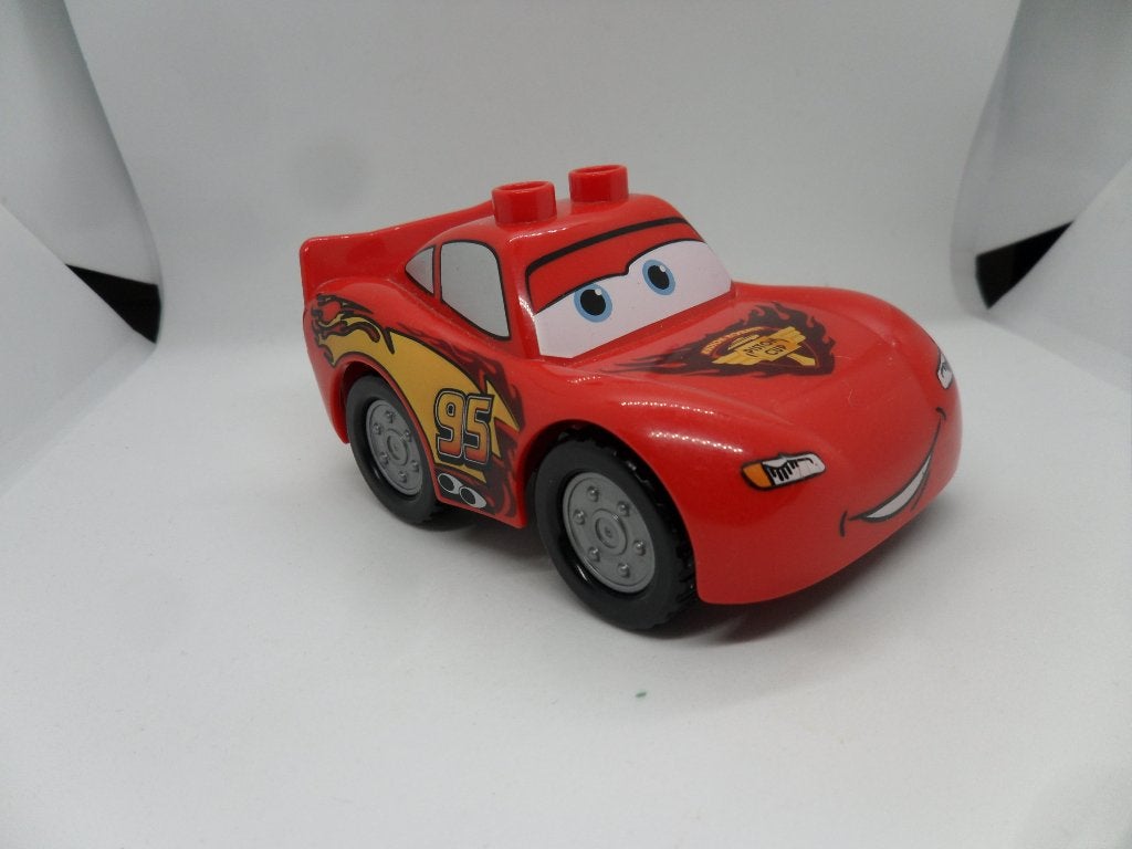 Duplo Lightning McQueen - Piston Cup Hood, Silver Wheels, Ophalen of Verzenden, Zo goed als nieuw, Duplo