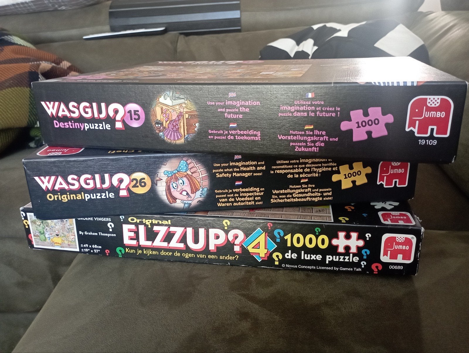 Wasgij Puzzels - Diverse Originele en Destiny Puzzels, Ophalen of Verzenden, 500 t/m 1500 stukjes, Gebruikt, Legpuzzel