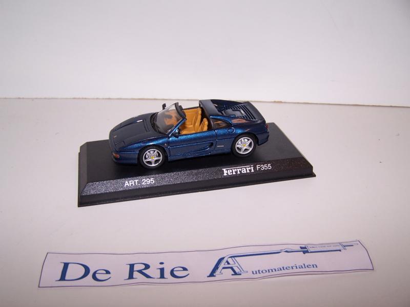 Ferrari F 355 blauw metallic, Overige merken, Auto, Nieuw, Ophalen of Verzenden