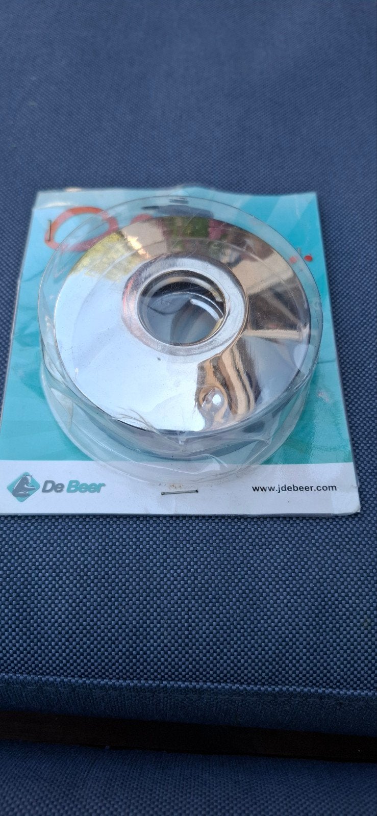 De Beer OOOPS! Rozet 3/4"x90x20mm voor S-Koppelingen, Ophalen of Verzenden, Nieuw, Chroom, Overige typen
