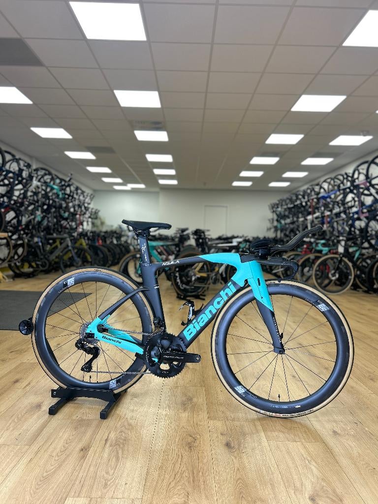 Bianchi Aquila CV Dura Ace Di2 Carbon Racefiets, Ophalen of Verzenden, Zo goed als nieuw, Overige typen