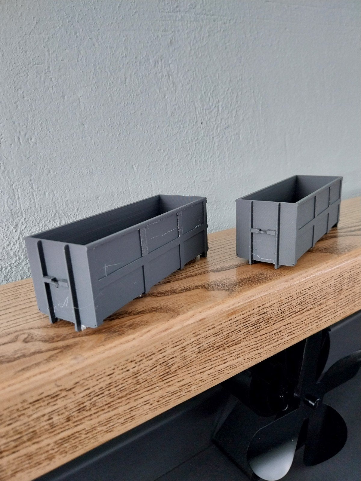 2 lichtgewicht containers 3 d geprint, Ophalen of Verzenden, Nieuw, Bus of Vrachtwagen, Tekno