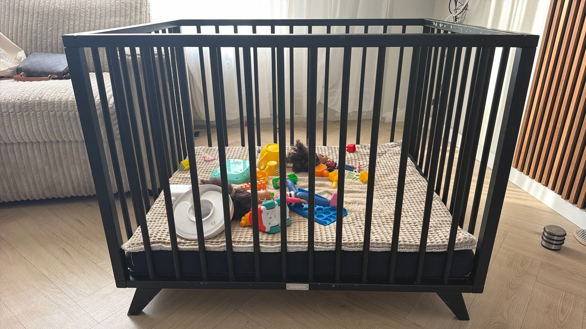 Bopita box, Kinderen en Baby's, Ophalen, Gebruikt, Rechthoekig, Boxkleed