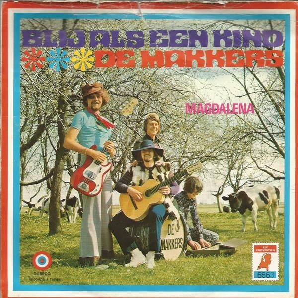 Vinylsingles de makkers gezocht, Cd's en Dvd's, Ophalen of Verzenden, Zo goed als nieuw, Overige formaten, Levenslied of Smartlap