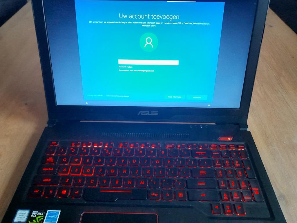 Asus FX503VD-DM214T NVIDIA GeForce GTX 1050, Ophalen of Verzenden, 15 inch, 2 tot 3 Ghz