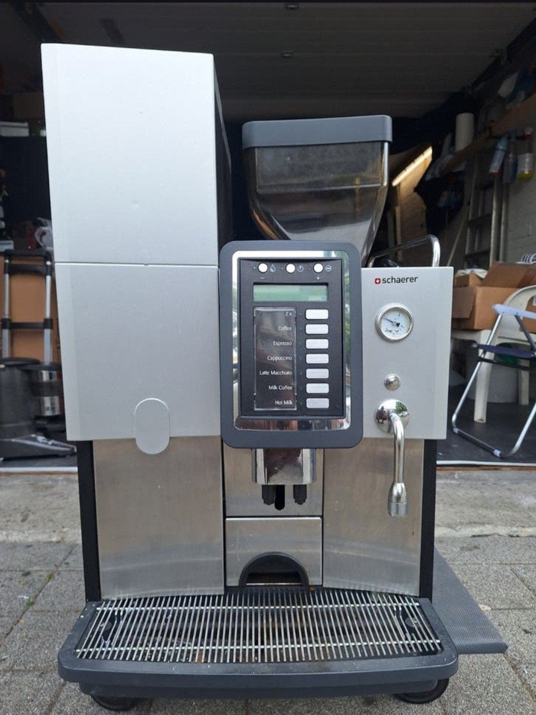 Schaerer S200 easy milk, Ophalen, Koffiemachine