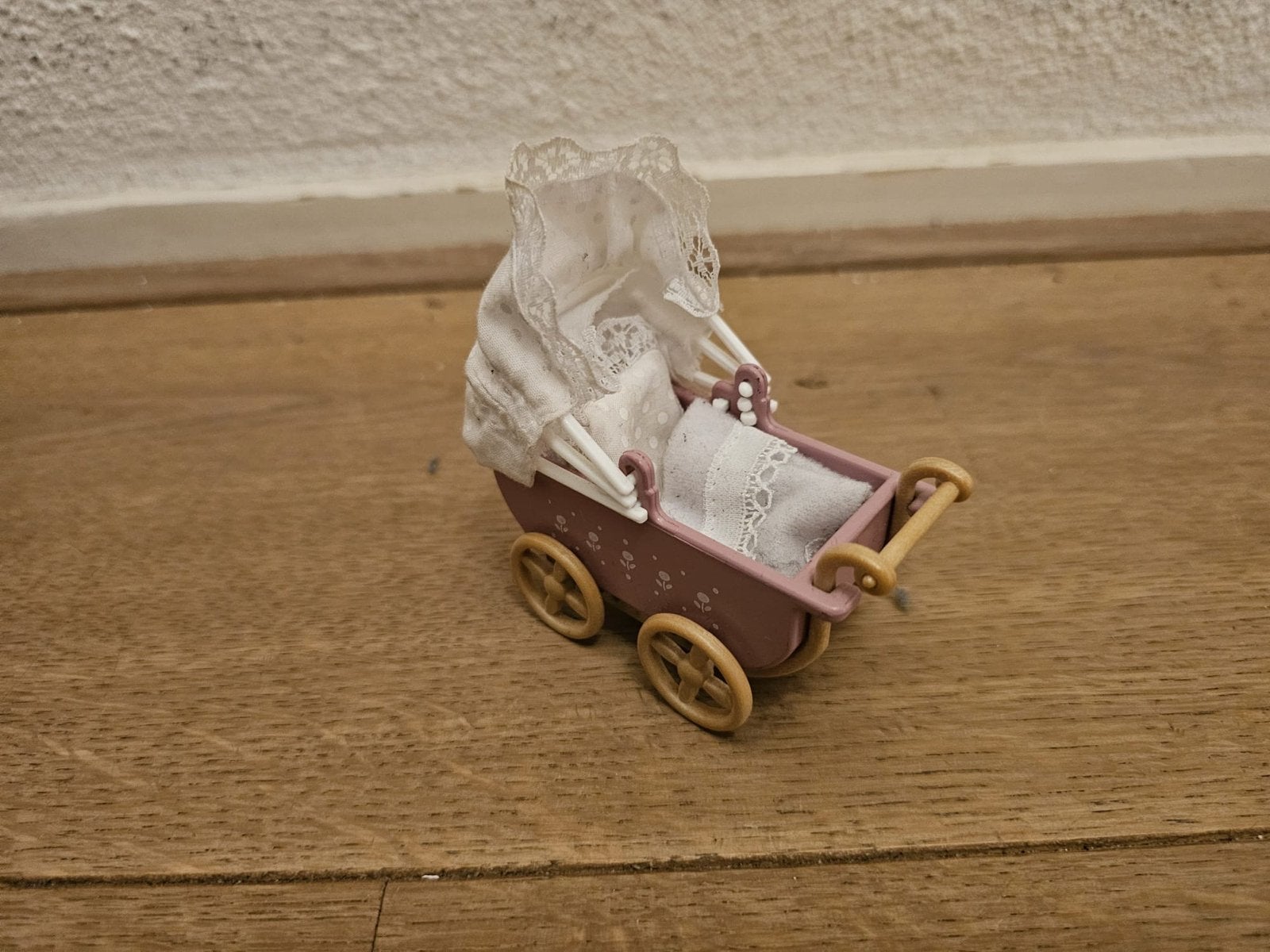 Sylvanian Families Kinderwagen voor 1 of 2 baby's, Ophalen of Verzenden, Gebruikt, Overige typen