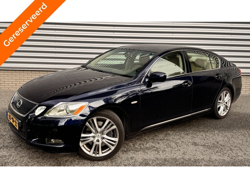 Lexus GS 450h Executive TEKST LEZEN! (bj 2007, automaat), Auto's, Gebruikt, 2000 kg, Blauw, Hybride Elektrisch/Benzine