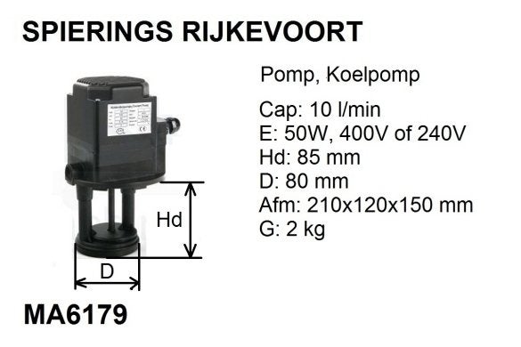 Pomp koelpomp  draaibank zaagmachine freesbank vloeistofpomp, Niet ingevuld, Niet ingevuld, Nieuw, Ophalen of Verzenden