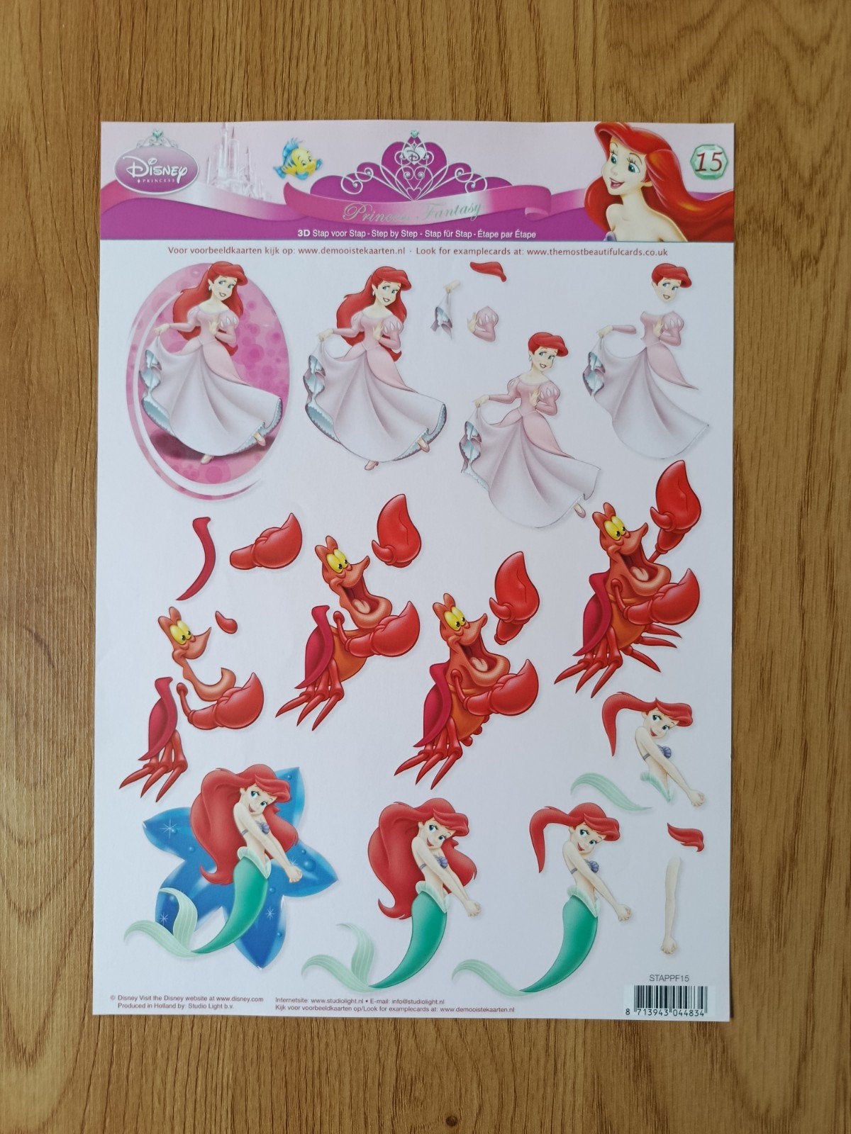 Disney princess Knipvellen,, Ophalen of Verzenden, Nieuw, Disney, Knipvel