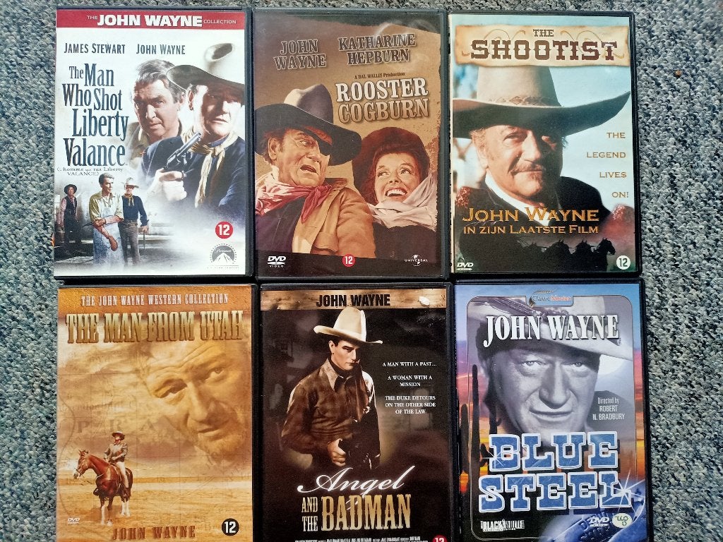 John Wayne cowboy western schietfilms vanaf..., Alle leeftijden, Nederlands, Actie, Ophalen of Verzenden
