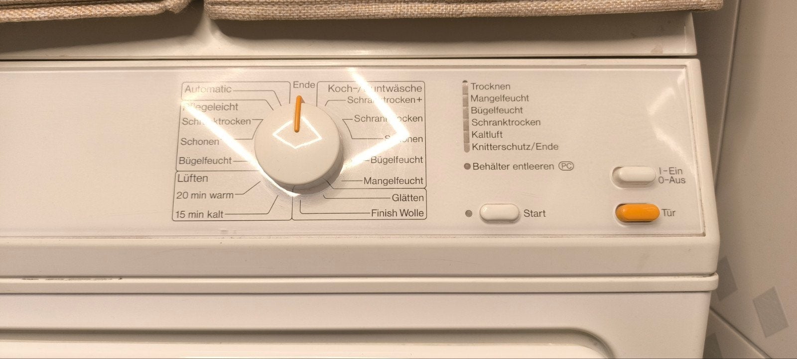Miele SoftWind Plus droger - Werkt perfect!, Ophalen, 6 tot 8 kg, Gebruikt, Bovenlader
