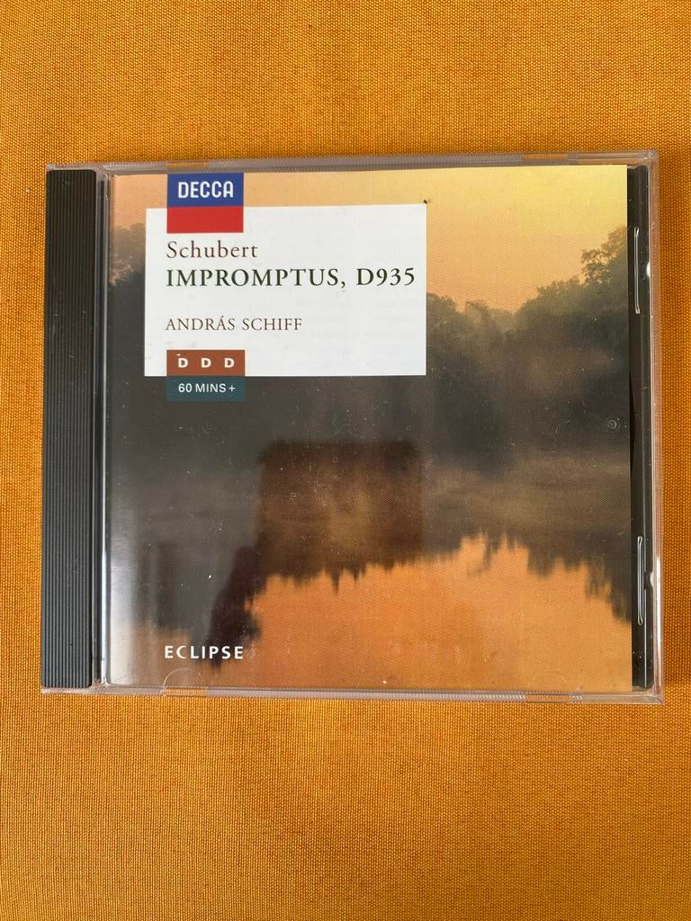 Schubert Impromptus D935 - András Schiff CD Decca Eclipse, Cd's en Dvd's, Cd's | Klassiek, Zo goed als nieuw, Kamermuziek, Romantiek