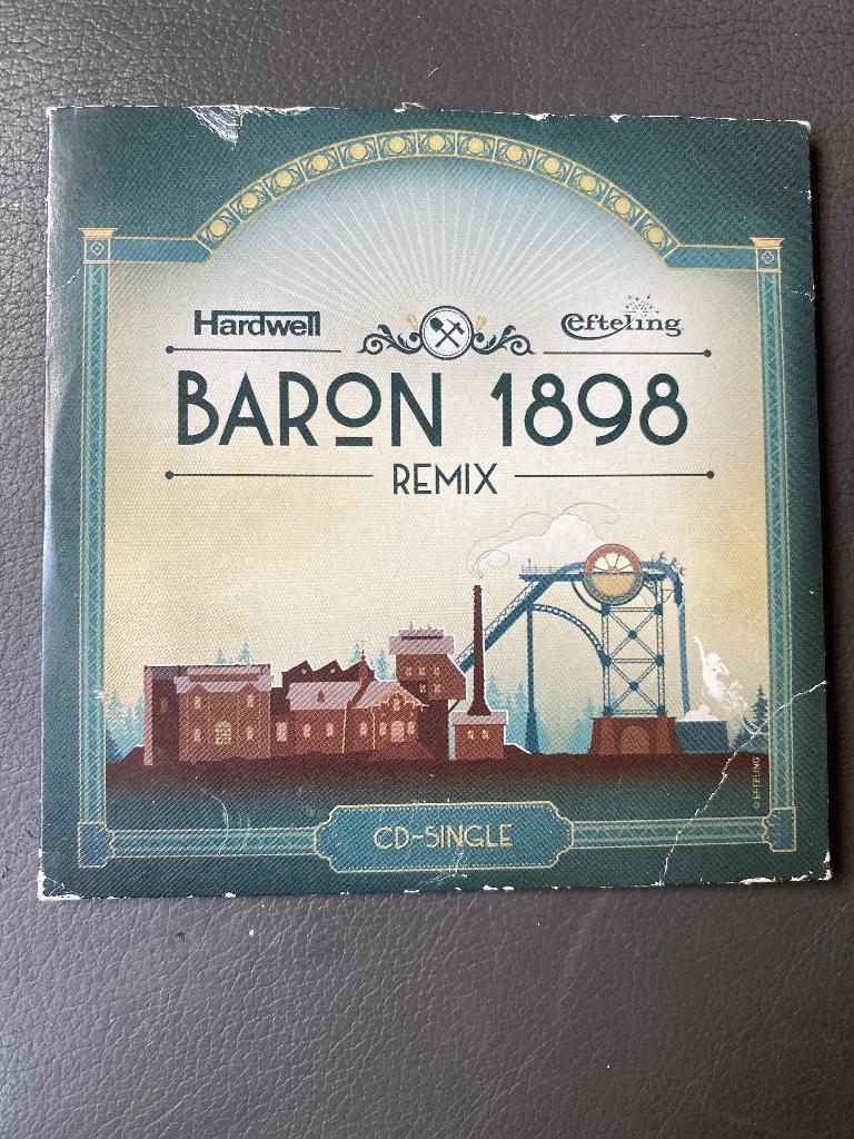 Efteling Hardwell Baron 1898 Remix ( cd-single), Verzamelen, Efteling, Ophalen of Verzenden, Zo goed als nieuw, Overige typen