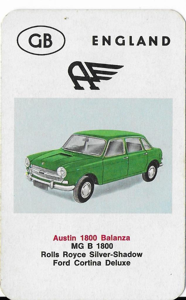 K28 autokaartje austin 1800 balanza, Ophalen of Verzenden, Zo goed als nieuw, Auto's