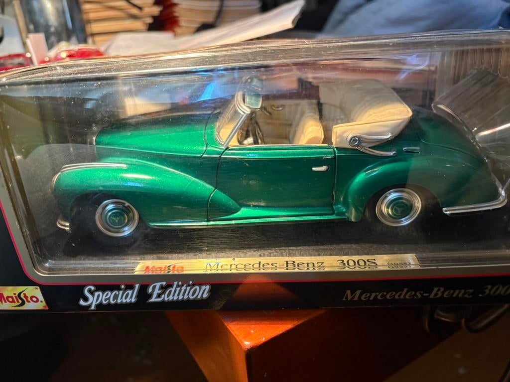 Mercedes Benz.  300 S.  1955.  Maisto, Hobby en Vrije tijd, Modelauto's | 1:18, Ophalen of Verzenden, Zo goed als nieuw, Maisto