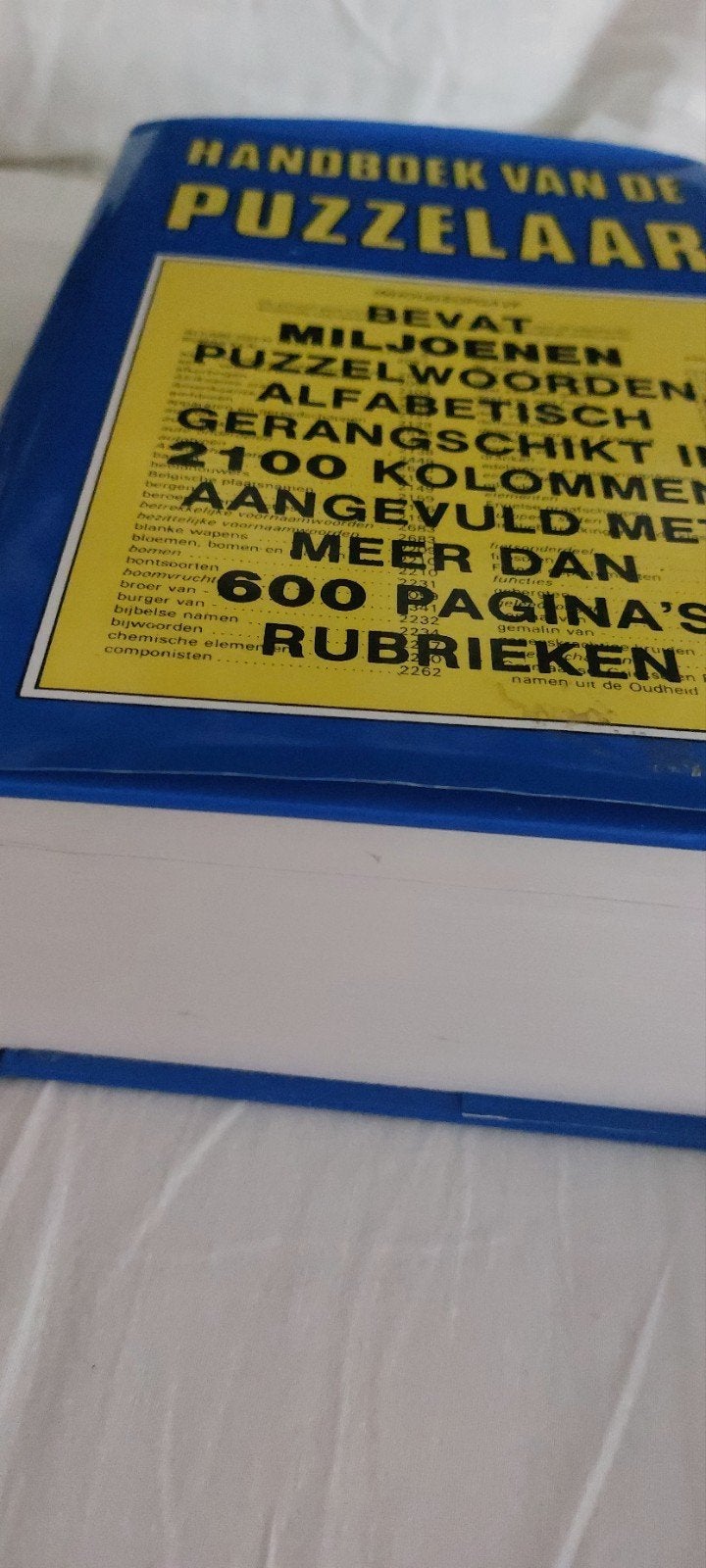 Puzzelwoordenboek, Ophalen of Verzenden, Minder dan 500 stukjes, Puzzelboek