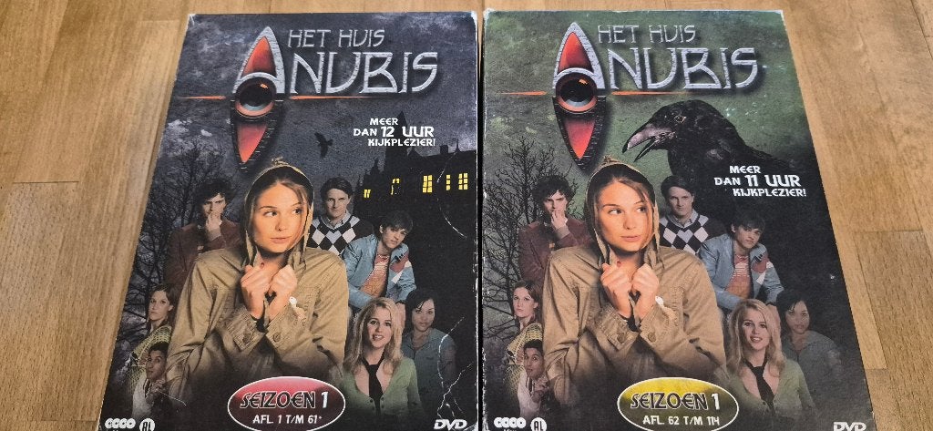 Het huis anubis seizoen 1 deel 1 en 2 complete seizoen ., Alle leeftijden, Ophalen of Verzenden, Zo goed als nieuw