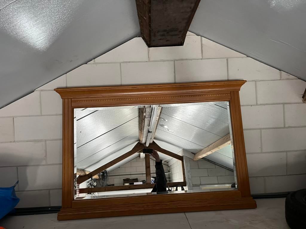 Spiegel groot 150x98, Huis en Inrichting, Woonaccessoires | Spiegels, Ophalen of Verzenden, Rechthoekig, Minder dan 100 cm