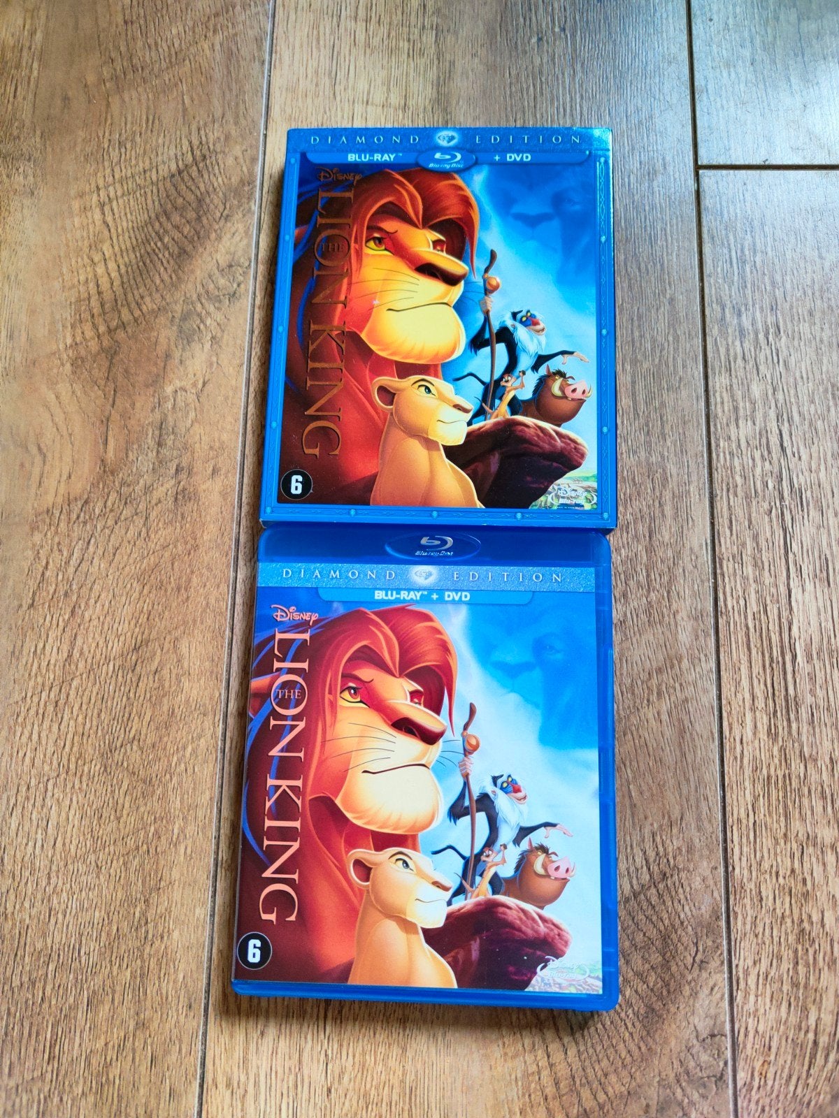 Blu-ray + Dvd Disney Lion King met Sleeve Rugnummer 35, Ophalen of Verzenden, Zo goed als nieuw, Tekenfilms en Animatie
