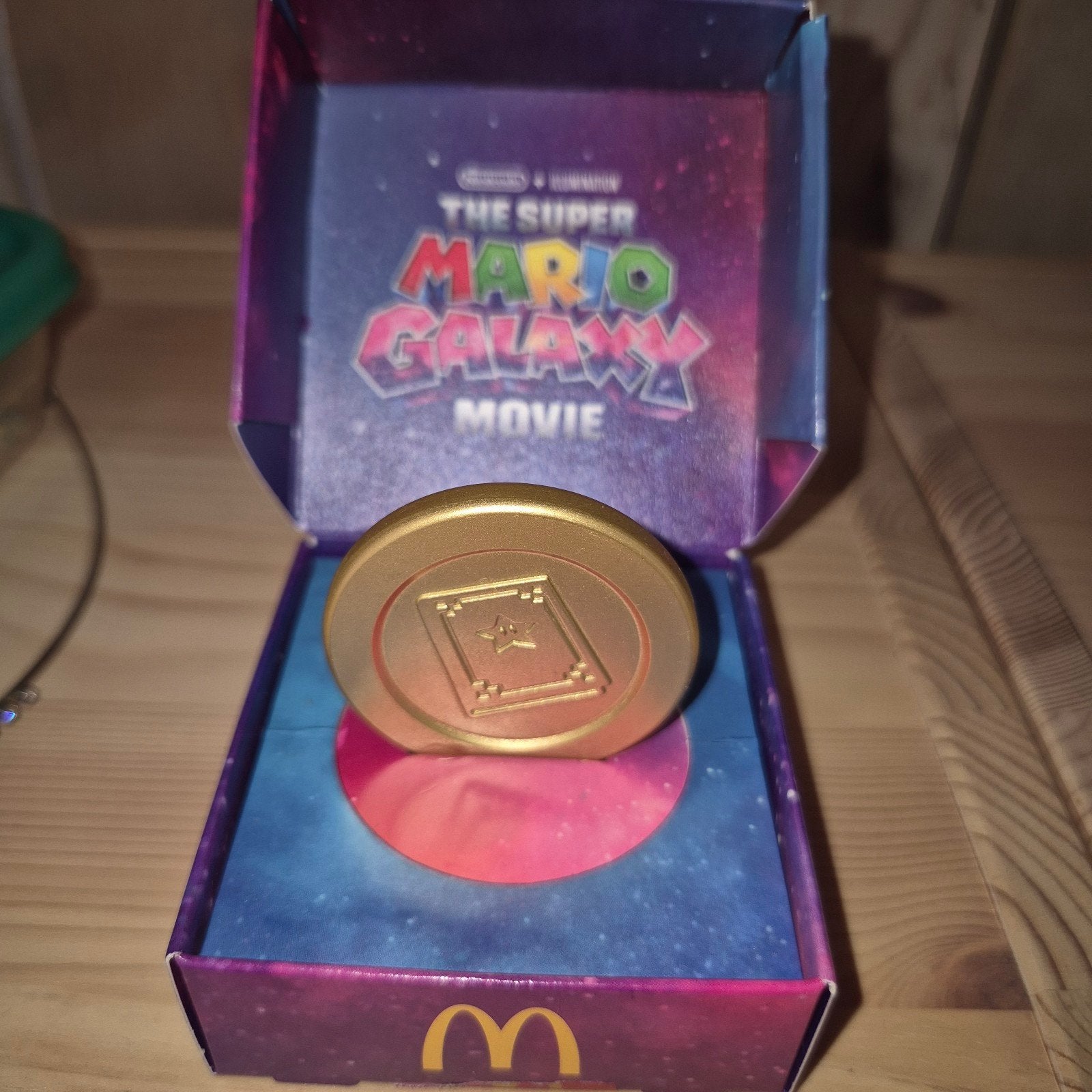 McDonald's Super Mario Galaxy Movie munt, Ophalen of Verzenden, Nieuw, Jongen of Meisje