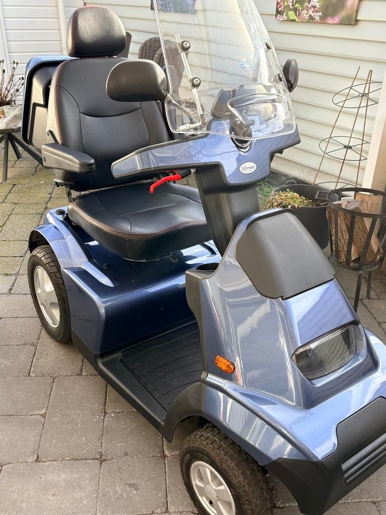 Zeer kwalitatieve Scootmobiel. 538KM gelopen! Nieuwe accu’s, Ophalen, Afikim, Zo goed als nieuw, 16 km/u of meer