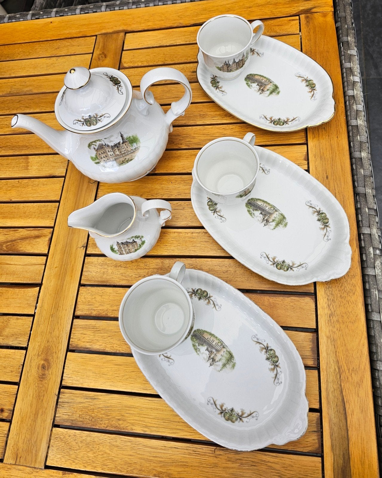 Vintage (koffie/thee)set Duitse Bavaria Porzellan, Antiek en Kunst, Ophalen