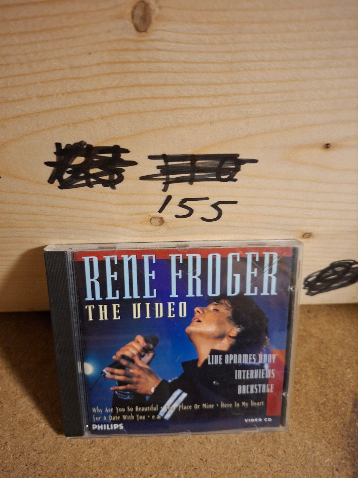 René Froger - The Video (Video CD), Gebruikt, Alle leeftijden, Muziekvideo's, Inclusief doosje
