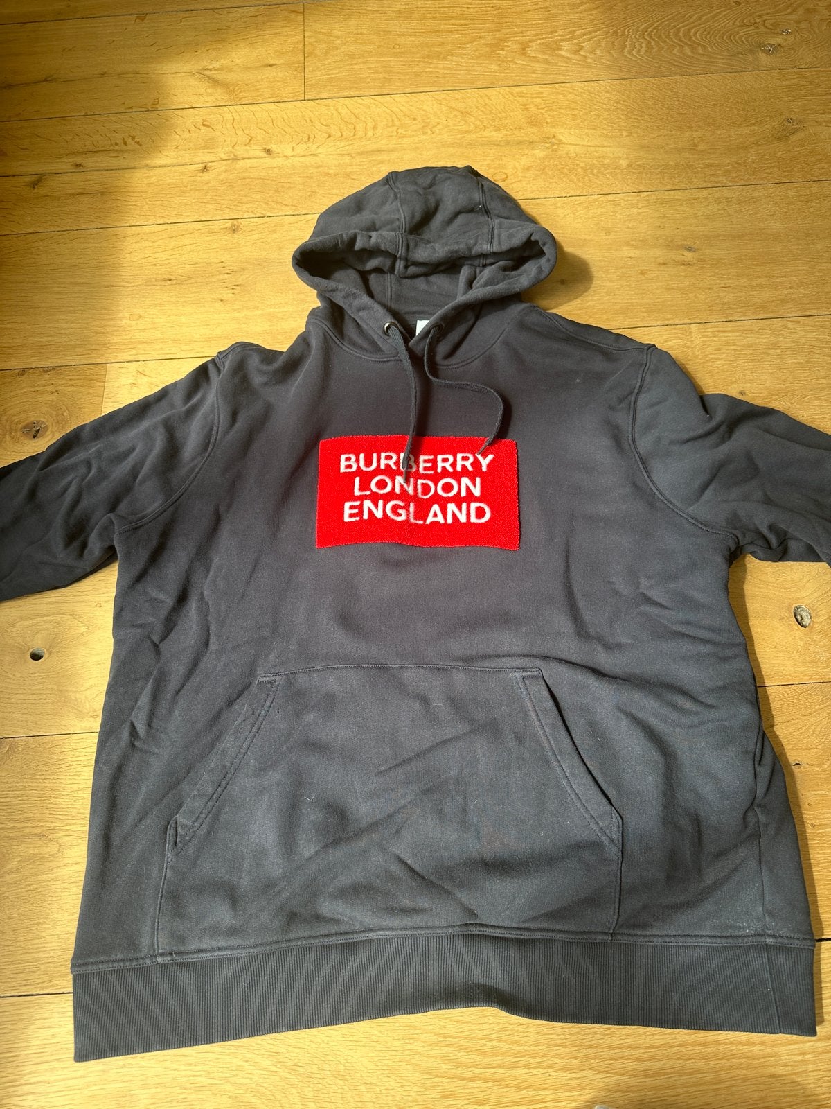 Burberry hoodie XXL, Verzenden, Gedragen, Overige maten, Zwart