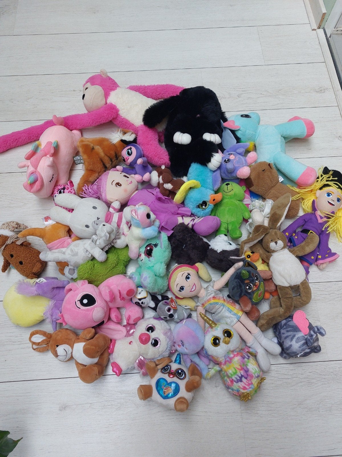 Grote partij knuffels - diverse soorten en maten, Disney, Ophalen of Verzenden, Met label, Klein (minder dan 20 cm)