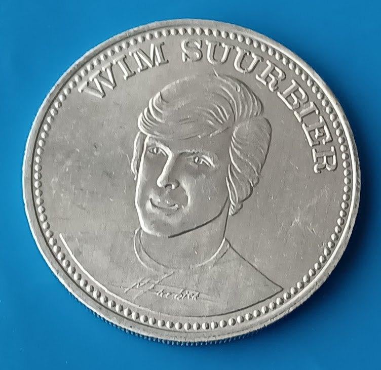 Penning Wim Suurbier 'Ajax' - Shell 1970, Verzenden, Overige materialen, Nederland