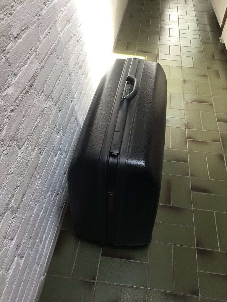 grote koffer, merk Samsonite, Hard kunststof, Zo goed als nieuw, 70 cm of meer, Minder dan 35 cm
