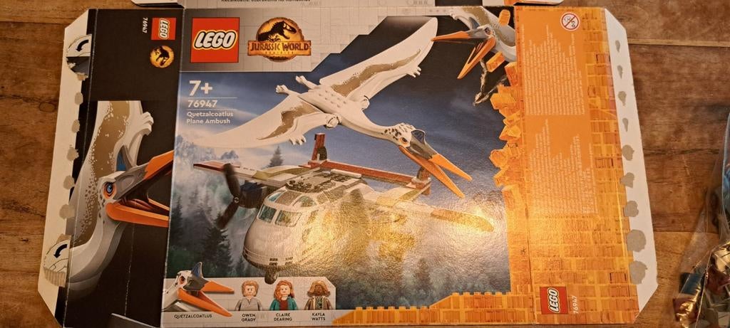 Zgan Lego Jurassic World set 76947 Quetzalcoatlus, Ophalen of Verzenden, Zo goed als nieuw