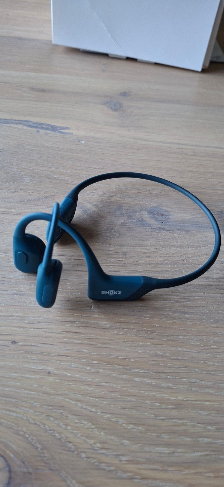 Shokz OpenRun Pro Bone Conduction Koptelefoon Blauw, Draadloos, Bone conduction, Ophalen of Verzenden, Zo goed als nieuw