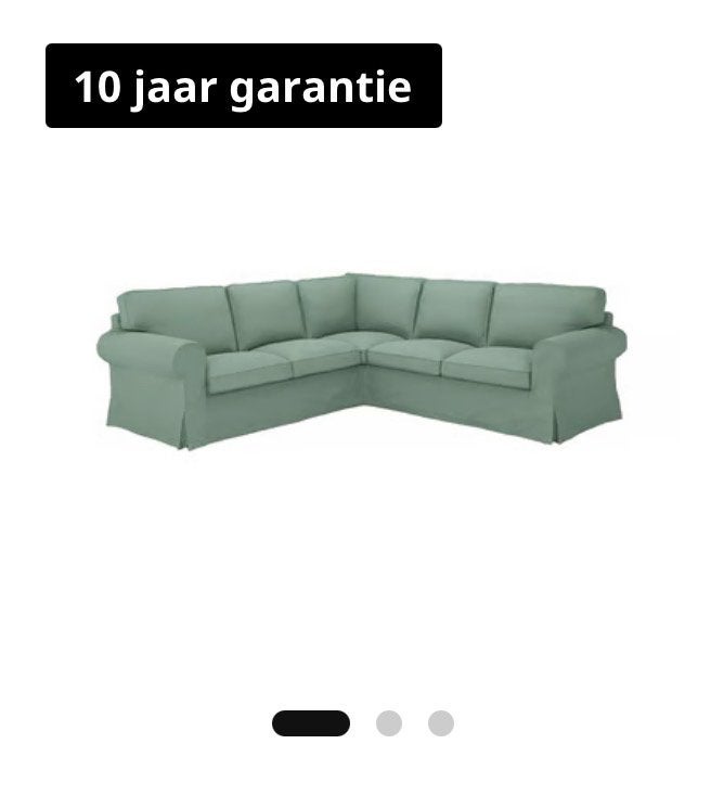 Hoes Eltrop hoekbank serue Hakobo groen grijs, Huis en Inrichting, Ophalen, 250 tot 300 cm, 100 tot 125 cm, Hoekbank