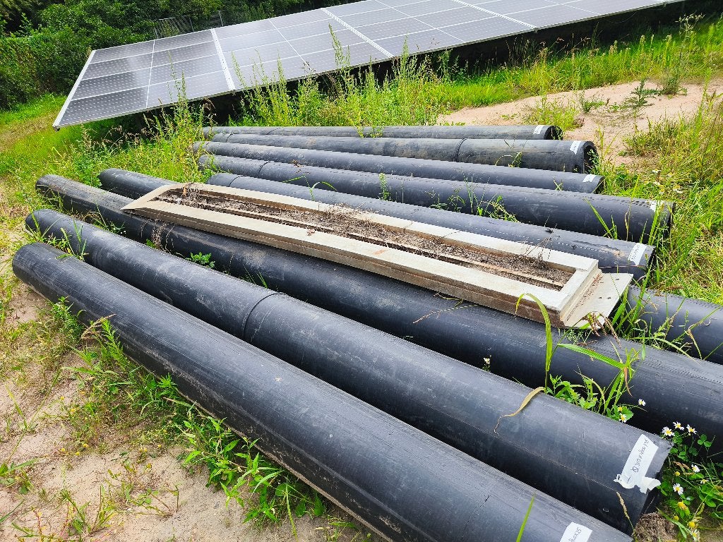 Kunststof zwarte HDPE-buizen Ø 310 mm, Ophalen, Overige materialen, Gebruikt, 4 tot 6 meter