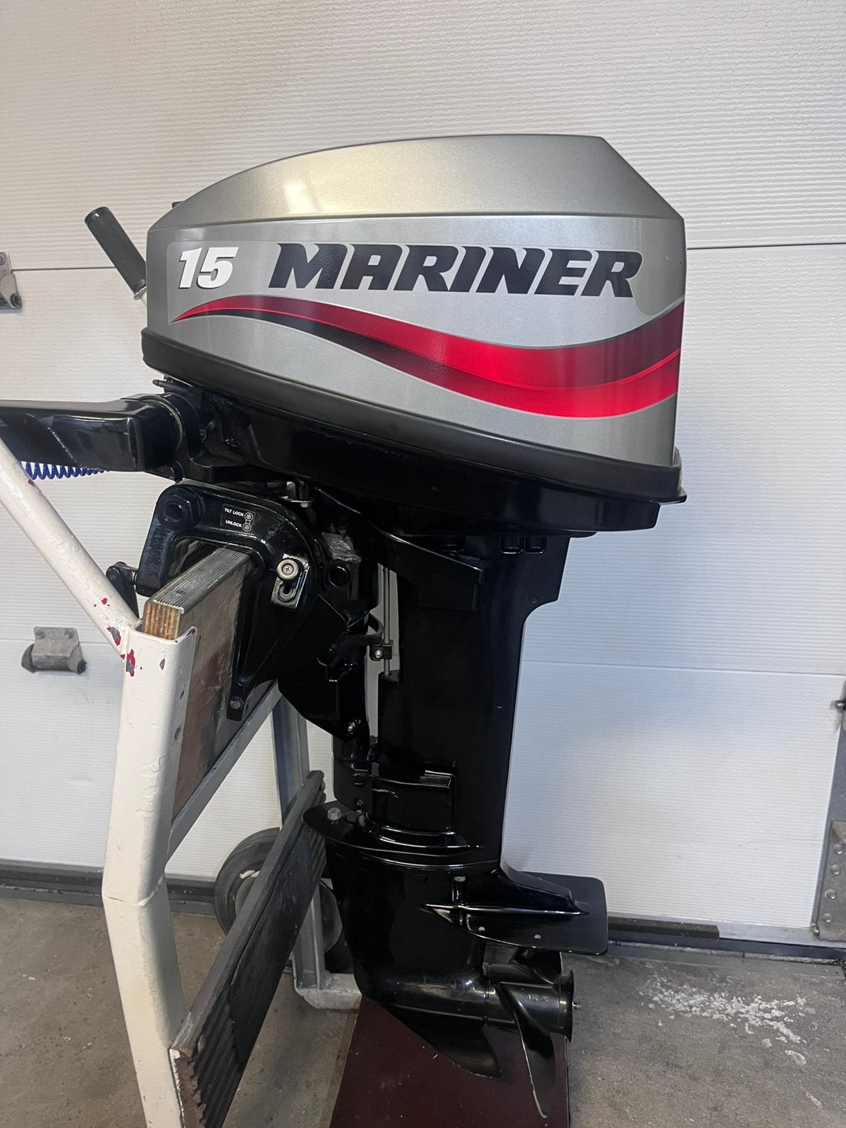 Mariner / Mercury 15 pk 2-takt kortstaart., Ophalen, Zo goed als nieuw, Benzine, 10 tot 30 pk