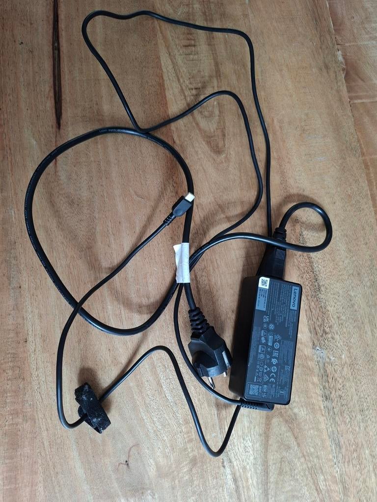 Originele Lenovo USB-C Power Adapter 65W Oplader ZGAN, Computers en Software, Laptop-opladers, Ophalen of Verzenden, Zo goed als nieuw