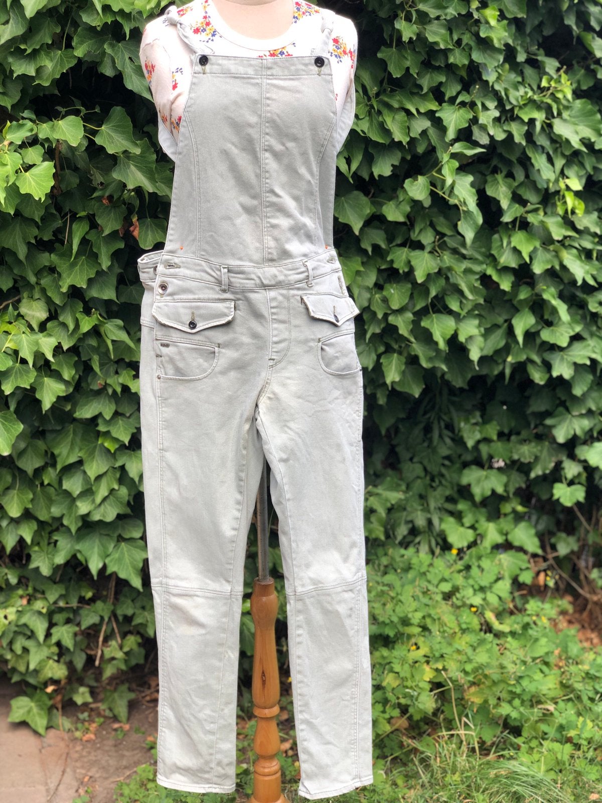 Tuinbroek RAW, Kleding | Dames, Jumpsuits, Ophalen of Verzenden, Zo goed als nieuw, Maat 34 (XS) of kleiner, Groen