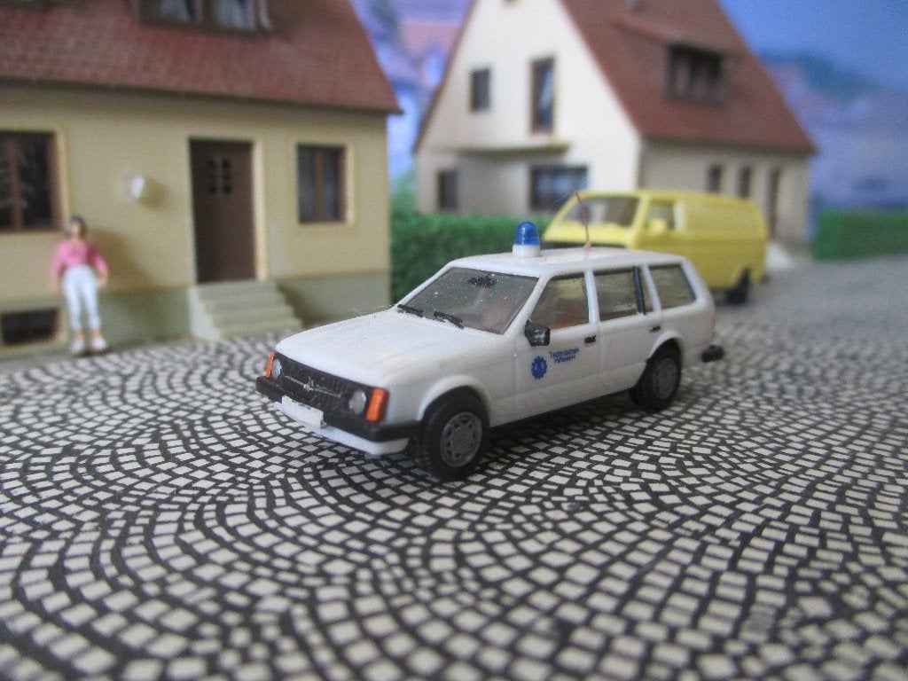 Opel Kadett D Caravan - Herpa THW Technisches hilfswerk, Ophalen of Verzenden, Gebruikt, Auto, Herpa